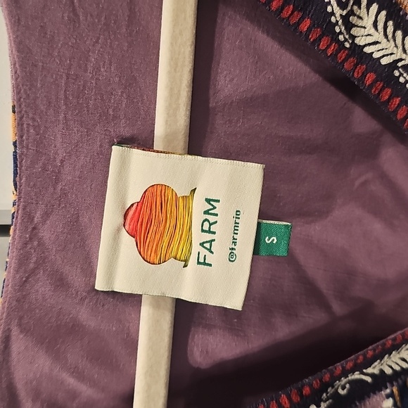 Farm Rio Long Sleeve Dress with Ruffle Hem - Picture 3 of 5